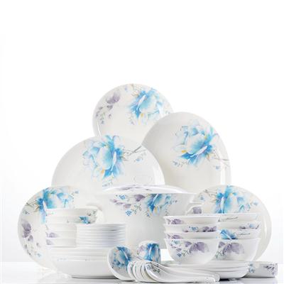 操逼网站。48头聆听花开骨瓷礼品餐具套装